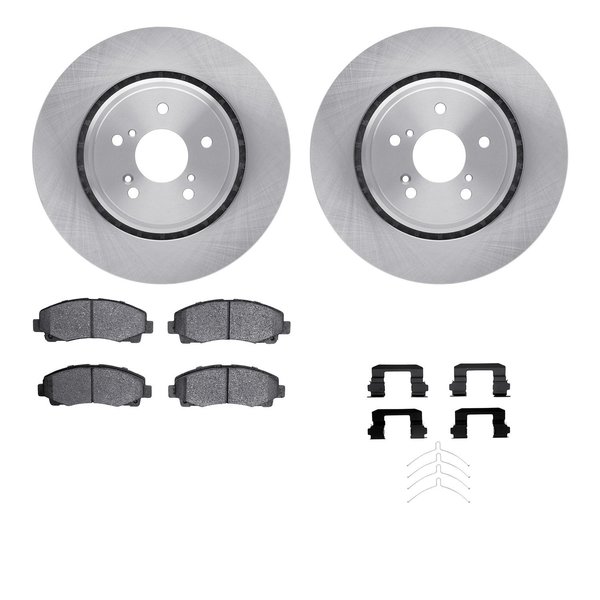 Dynamic Friction Co 6512-58133, Rotors with 5000 Advanced Brake Pads includes Hardware 6512-58133